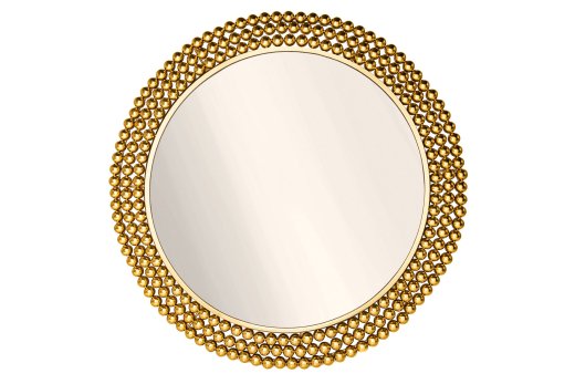 Wandspiegel Riviere 75cm Eisen Gold
