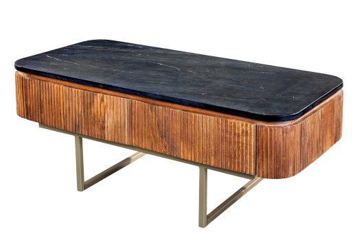 Couchtisch Göteborg 110cm Schwarz Braun