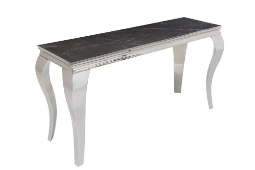 Konsole Barock Tessin 140cm Anthrazit Schwarz