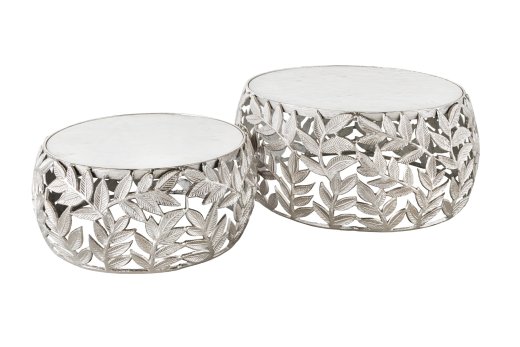 Couchtisch Oman Silber Marmor
