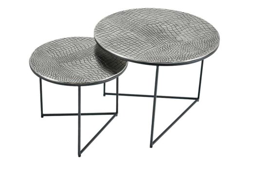 Couchtisch Recife Antik Silber