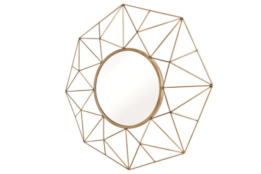 Spiegel Ravenna 90 cm messing