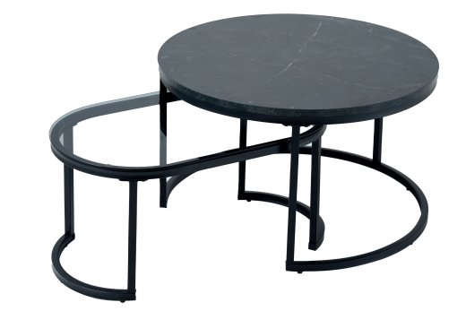 Couchtisch Allegra 70cm Schwarz