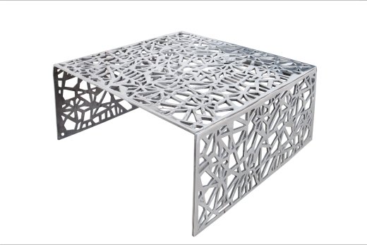 Couchtisch Azzurro 60cm Silber