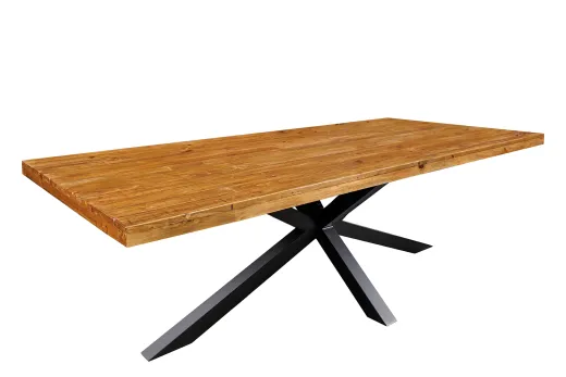 Esstisch Orbitus Kiefernholz Braun