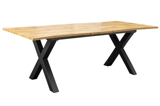 Esstisch Olten 160-200cm Wildeiche Natur