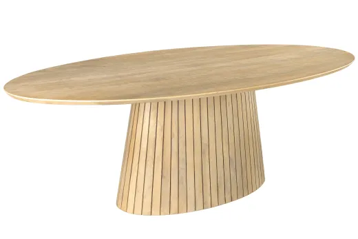 Esstisch Nizza Oval Mangoholz