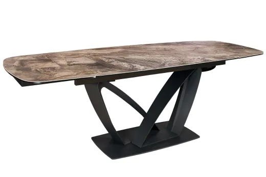 Esstisch Omega Keramik Marmoroptik Taupe