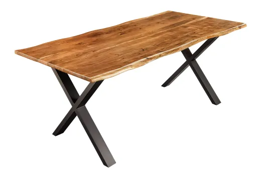 Esstisch Graz X 26mm 160cm Akazienholz
