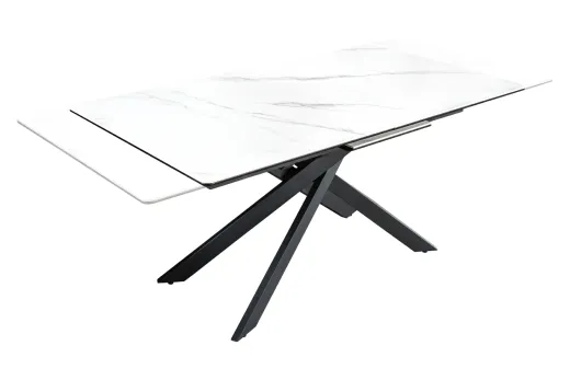 Esstisch Addis Keramik Marmoroptik Weiss