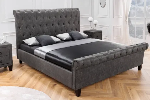 Bett Versailles Deluxe Grau