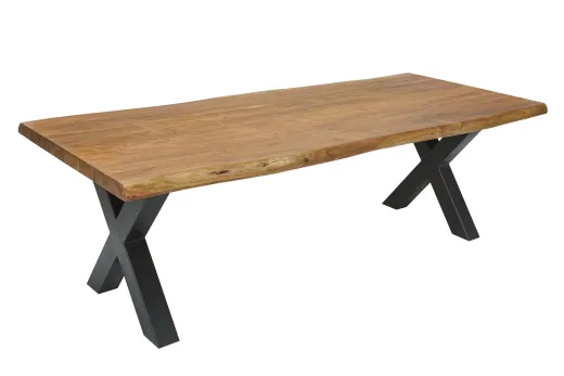 Esstisch Graz X 60mm 200cm Akazienholz