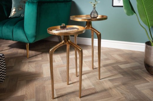 Beistelltisch Pittsburgh Gold 2er Set