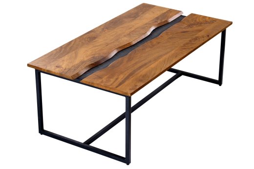 Couchtisch Baumkante Kansas 110cm Natur