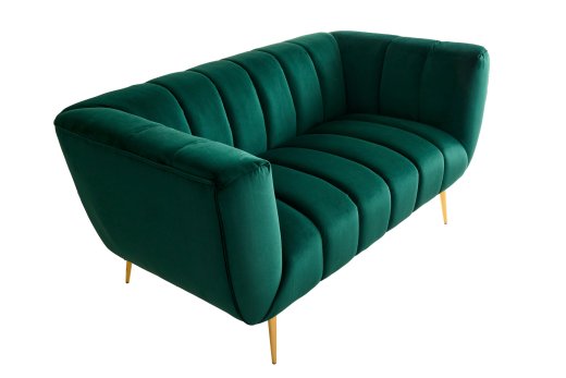 Sofa Dijon 2er 165cm Smaragdgrün