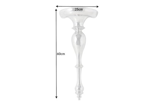 Wandkonsole Regal Barock London 60cm Silber