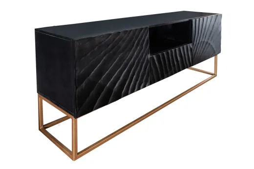 TV-Lowboard Cairo Schwarz